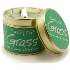 Lily-Flame Tin Freshly Cut Grass Scented Candle
