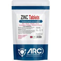 Lactose Free Vitamins & Minerals Arc Health Nutrition Zinc Gluconate 25mg Mineral Supplement 360 pcs
