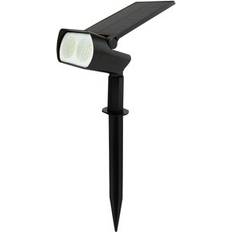 Spectrum Solcelle Havespot Med Fjernbetjening Sort 2W IP65 Bedlampe