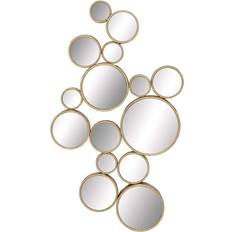 CosmoLiving by Cosmopolitan Bubble Cluster Gold Wall Mirror 55.9x101.6cm