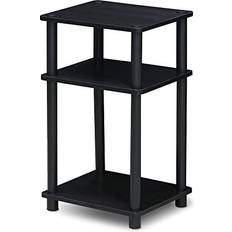 Furinno Just 3-Tier Turn-N-Tube Americano/Black Small Table 34x29.2cm