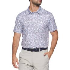 Golf - Multicoloured Clothing Flag & Anthem Men's Frisco Margarita Print Performance Polo Shirt Athletic Fit White Red Blue Flag & Anthem Men's