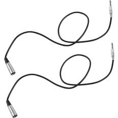 Cables Tlily 2X XLR 3 Pin Plug to 6.35mm 1/4 Mono Plug Cable Feet