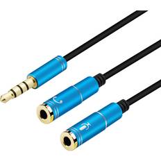 ChaoChuang 3.5mm Aux Cable 1 Male 2 Combo Adapter Splitter Aux