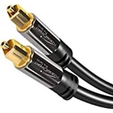 KabelDirekt Optical Audio Cable 5x 2m Fibre