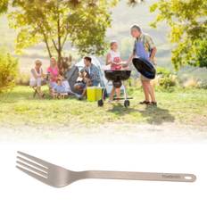 Titanium Tableware Dinner Frok Cutlery Flatware for Home Outdoor Camping