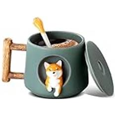 Nizirioo söt Shiba Inu kaffemugg Kopp