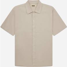 Woodbird Banks Linen Skjorte, Sand