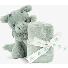 Jellycat Green Bashful Dragon Faux-fur Soother 34cm 1SIZE