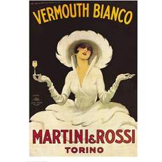 Wood Posters Hot Stuff Hot Stuff 2127-08x10-VA 8 Bianco Vintage Ad Print Poster