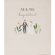 UK Greetings Wedding Card Wedding Gift Gift Card Wedding Card for Bride & Groom Mr & Mrs Wedding Card
