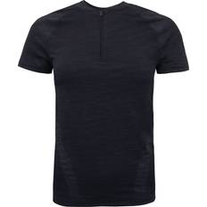 Nylon - Women T-shirts Under Armour Womens Half Zip Seamless T-Shirt Training Top 1348738 001 UK