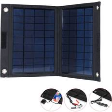 Greenzech 20W 18V Folding Solar Panel Charger USB Backpacking Power Bank Power Supply for Camping Travel