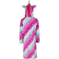 A2Z Kids 11-12 Years, Pink Galaxy Kids Girls Bathrobe 3D Animal Dressing Gown 11-12yrs
