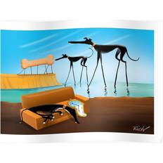 Grey Posters WHIBOS Greylvador Dali 16x20 Print Poster