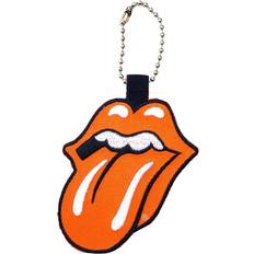 Rolling Stones Orange The Classic Tongue Double Sided Patch Keyring