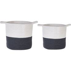 Beliani Boxes & Baskets Beliani of 2 Cotton Basket