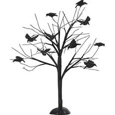 Department 56 Halloween Accessories for Village Collections Murder of Crows Tree 10.04 Inch Black Figurine