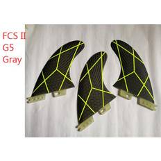 FCS FCS G5 époxy palmes de Surf Tri ensemble palmes de planche de Surf G5 G7 de FCS II G5 gris