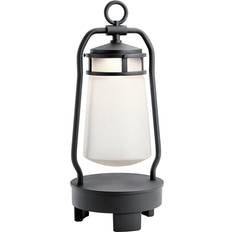 Outdoor IP44 Integrated LED Bluetooth Lantern Textured Black LED 3W d01748