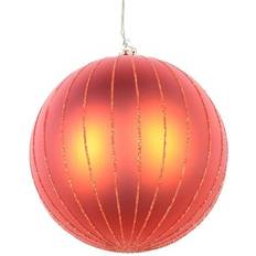 Drop Ship Baskets 5 Orange Matte Glitter Ball 4 Christmas Tree Ornament