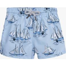 Babies Swim Shorts Trotters Baby Sailboat Print Swim Shorts, Blue
