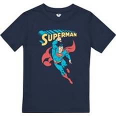 Superhero T-Shirt Navy 9-10 Years