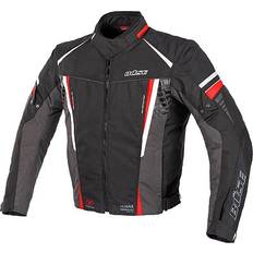 Waterproof Motorcycle Textile Jacket - Black/Red