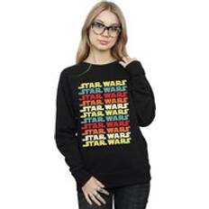 Star Wars Retro Repeat Logo Sweatshirt Black