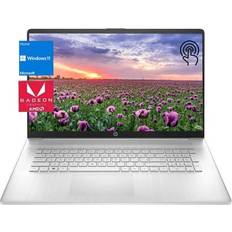 AMD Ryzen 5 Pro Laptops HP 17.3" HD+(1600 x 900) Touch Laptop, AMD Ryzen 5 7530U(Beats i7-1165G7) Processor, 16GB RAM, 1TB SSD, Wi-Fi 6 and Bluetooth 5.3, Backlit Keyboard,Windows 11 Home, Sliver