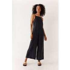 Modal - Women Jumpsuits & Overalls Warehouse Strappy Wide Leg Jumpsuit Black