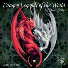 Cheap Calendars Flame Tree Publishing Stokes: Dragon Legends of the World Mini Wall calendar 2025 Art