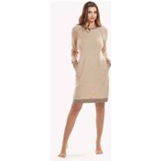 Beige Nightgowns LISCA 'Kelly' Long Sleeve Nightdress Taupe