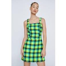 Petite Premium Boucle Tailored Mini Dress Multi