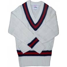 Carta Sport L, White/Navy/Red Boys Cricket Jumper 18-24 months