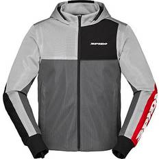 Spidi Net Motorcycle Hoodie - Black/Grey/Red