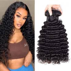 BSTDAE Virgin Deep Wave Bundles Deep Wave 3 Curly