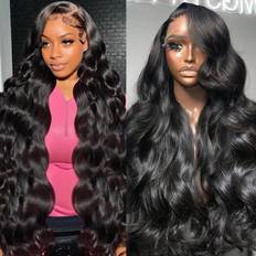 Real Hair Wigs Tiwugi 13x4 HD Body Wave Lace Front Wigs 28 inch