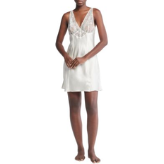 Calvin Klein Women Negligées Calvin Klein Women's Black Bridal Silk Chemise QS7162 Ivory