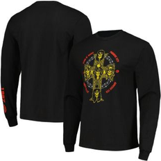 Bravado Men's and Women's Black Guns n Roses Appetite Cross Long Sleeve T-shirt Black