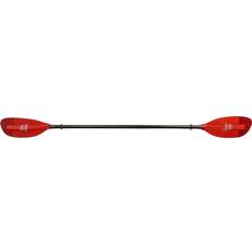 Red Paddles Werner Shuna Fiberglass 2-Piece Paddle Straight Shaft Red, Standard,220cm