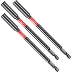 Milwaukee SHOCKWAVE 152mm Impact Magnetic Bit Holder Pack of 3