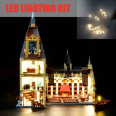 Letmy Led Lighting Kit Compatible with Lego 75954 Harry Potter Hogwarts Great Hall for Christmas/Birthday Gifts Not Include The Building Blocks Model