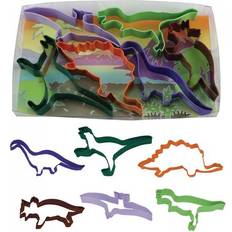 Svarta Utstickare Anniversary House Dinosaurs Poly-Resin Coated Utstickare