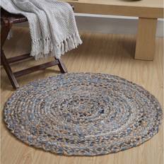 Carpets & Rugs 17 Stories Cheyenne Hand Braided Blue