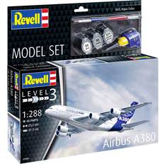 Revell Airbus A380 Modellflygplan 1:288 Komplett Set