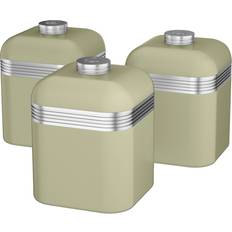 Swan Retro Tea Caddy 3pcs 1L