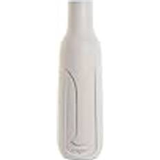 Wood Vases Home ESPRIT Modern White Mango Wood Face 15 x 15 x 45 cm Vase 15cm