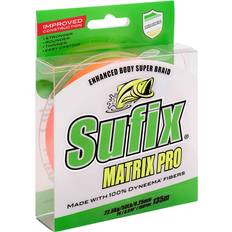 Fiskeutrustning Sufix Matrix Pro 135 orange flätlina 0,30mm