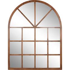 Plastic Wall Mirrors Home ESPRIT Natural Crystal Fir Neoclassical Wall Mirror